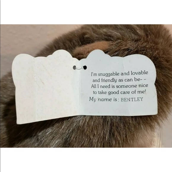Heartline Snuggables Bentley the Beaver Plush 1983 - Picture 7 of 7